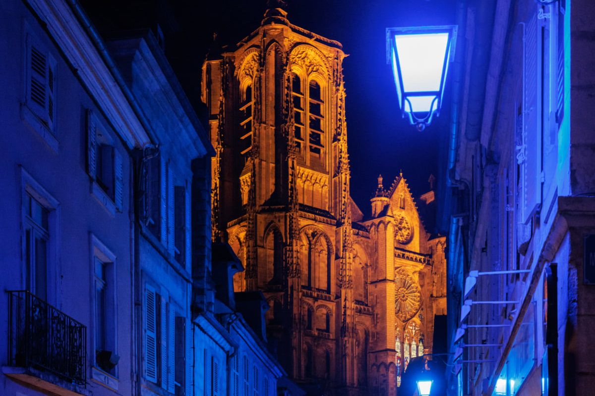 nuits bleues à Bourges ville