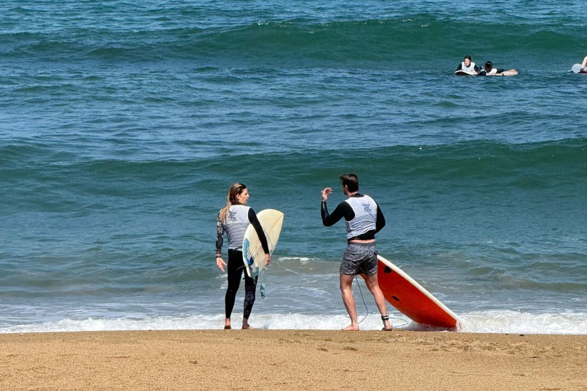 Biarritz amateurs de surf