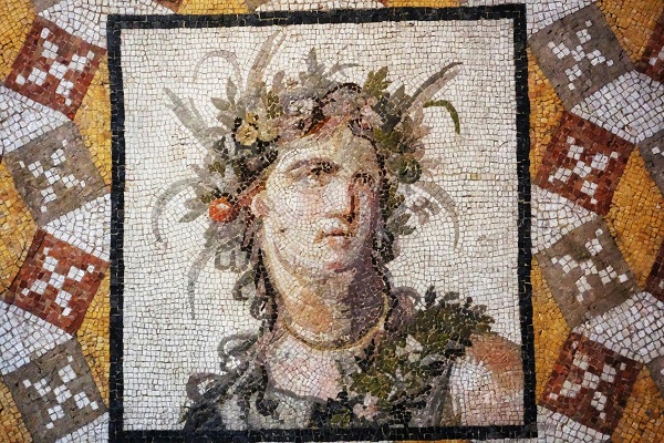 La mosaïque des Jeux et des Banquets