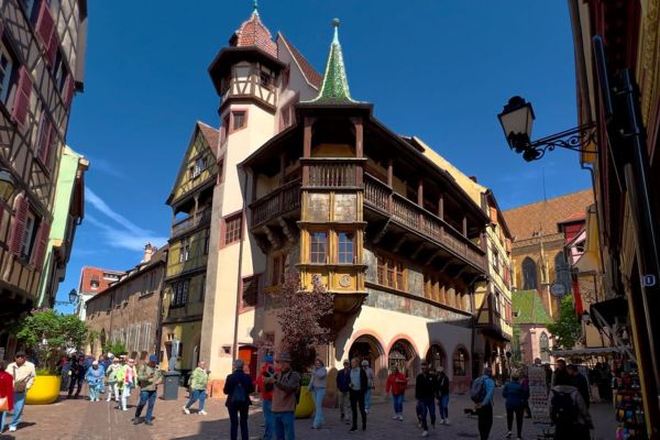 visiteurs ruelles de Colmar