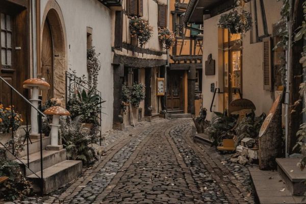 Eguisheim et ses cercles concentriques