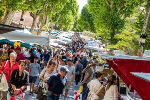marchés colorés de Provence